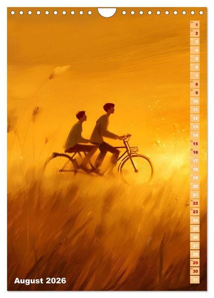 Produktbild: Leise zwischen uns (Wandkalender 2026 DIN A4 hoch), CALVENDO Monatskalender