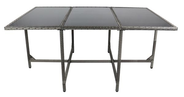 Produktbild: Rattan Gartentisch Balkontisch Raloso 170x110