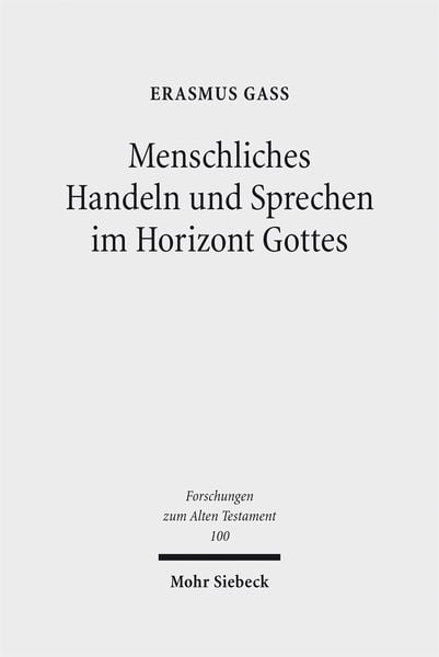 Produktbild: Menschliches Handeln und Sprechen im Horizont Gottes