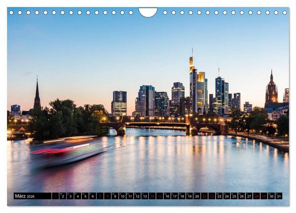 Produktbild: FRANKFURT Impressionen aus Mainhattan (Wandkalender 2026 DIN A4 quer), CALVENDO Monatskalender