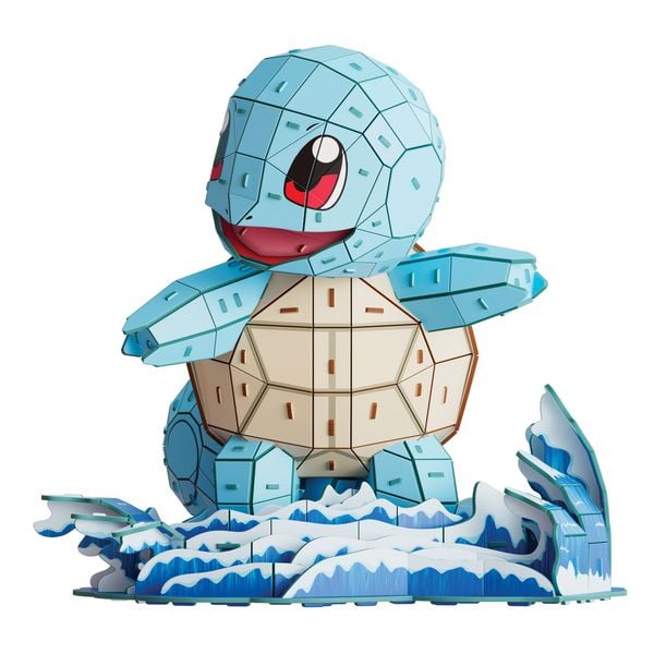Produktbild: 4D Build - Pok&eacute;mon Schiggy - detailreiches 3D-Puzzle