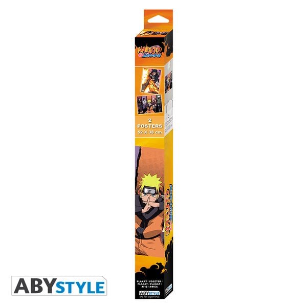 Produktbild: NARUTO SHIPPUDEN - Set 2 Chibi Posters - Groups (52x38)  x4