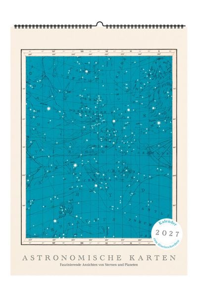 Produktbild: Astronomische Karten. Wandkalender 2027