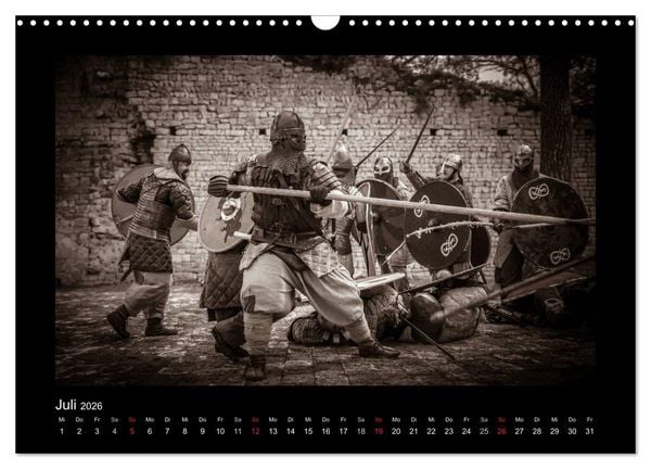 Produktbild: Wikinger und Krieger (Wandkalender 2026 DIN A3 quer), CALVENDO Monatskalender
