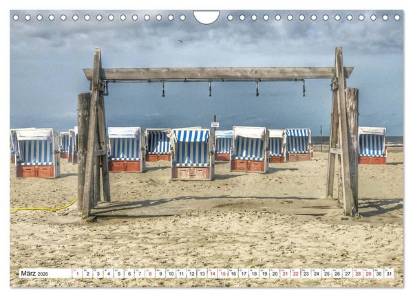 Produktbild: Impressionen aus Sankt Peter-Ording (Wandkalender 2026 DIN A4 quer), CALVENDO Monatskalender