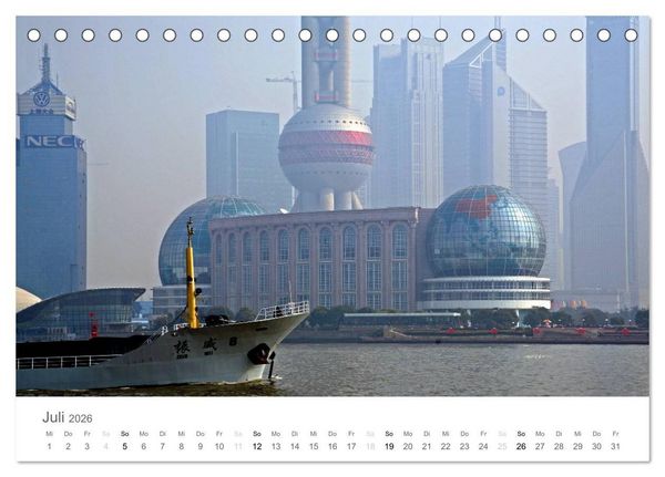 Produktbild: Faszination Schifffahrt - Meere und Hafenst&auml;dte (Tischkalender 2026 DIN A5 quer), CALVENDO Monatskalender