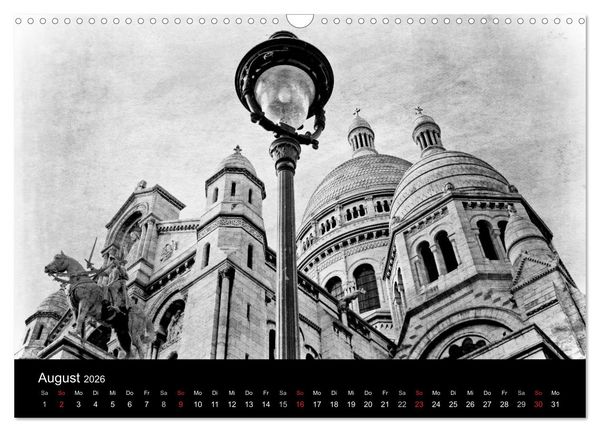 Produktbild: Streifzug durch Paris (Wandkalender 2026 DIN A3 quer), CALVENDO Monatskalender