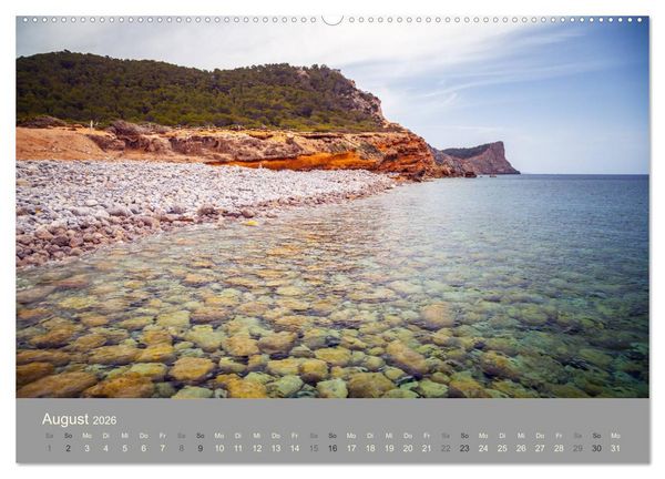 Produktbild: Ibiza - Spanien (hochwertiger Premium Wandkalender 2026 DIN A2 quer), Kunstdruck in Hochglanz