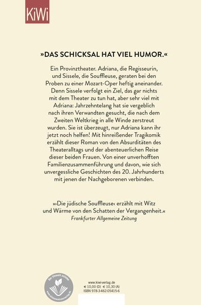 Produktbild: Die jüdische Souffleuse