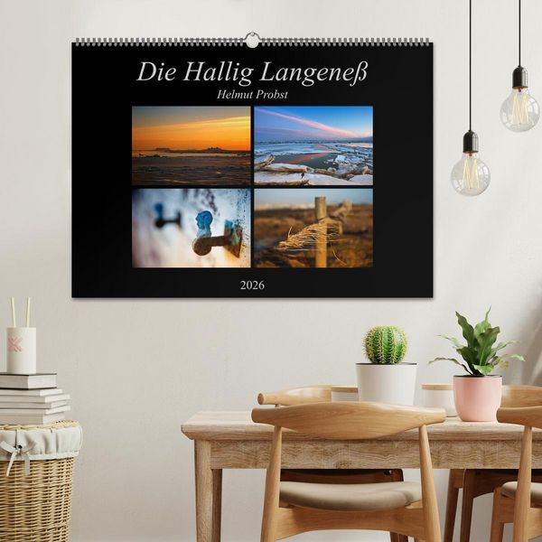 Produktbild: Die Hallig Langene&szlig; (Wandkalender 2026 DIN A2 quer), CALVENDO Monatskalender