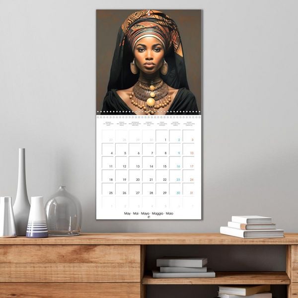 Produktbild: Femmes sublimes d'Afrique (Calendrier mural carr&eacute; 2026 30x30 cm) Calendrier double avec une page pour vos prises de notes