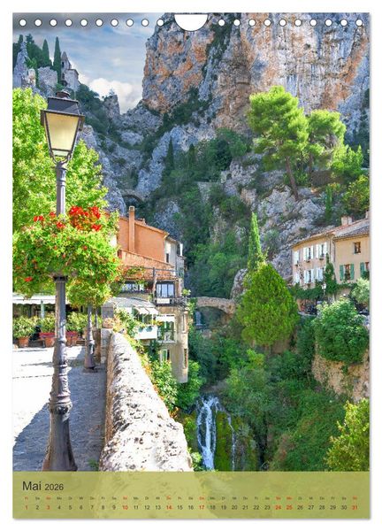 Produktbild: Sch&ouml;nste D&ouml;rfer - Provence-Alpes-C&ocirc;te d'Azur (Wandkalender 2026 DIN A4 hoch), CALVENDO Monatskalender