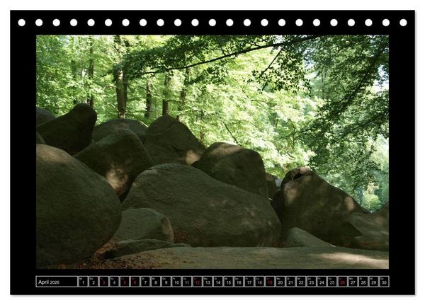 Produktbild: Odenwald - Landschaft sehen (Tischkalender 2026 DIN A5 quer), CALVENDO Monatskalender