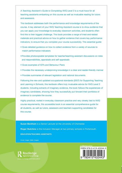 Produktbild: A Teaching Assistant's Guide to Completing NVQ Level 3