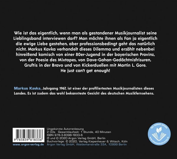 Produktbild: Markus Kavka &uuml;ber Depeche Mode