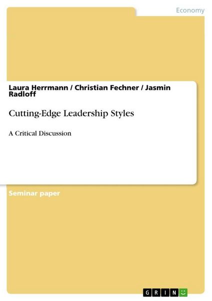 Produktbild: Cutting-Edge Leadership Styles