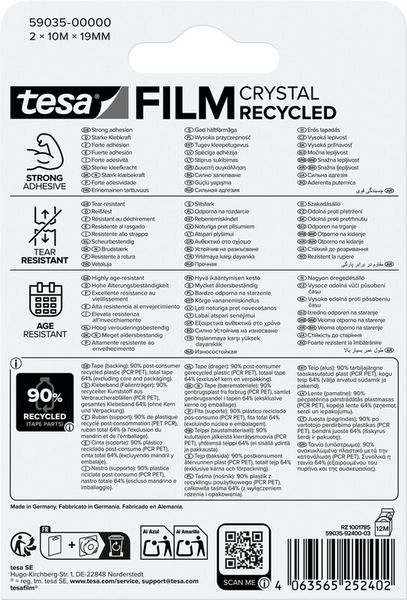 Produktbild: tesafilm ECO transp. 19mmx10m