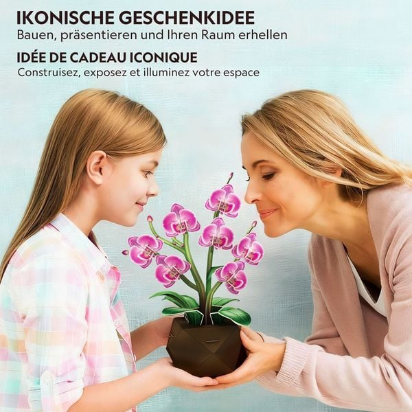 Produktbild: CUBICFUN - 3D Puzzle Pflanzentopf Orchidee 85 Teile