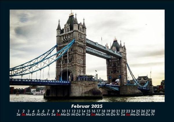 Produktbild: London 2025 Fotokalender DIN A5
