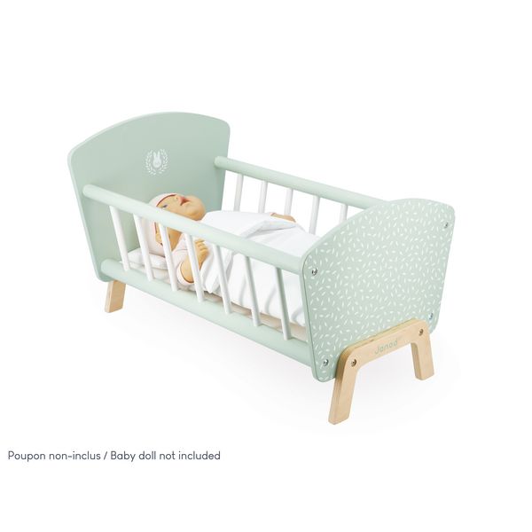 Produktbild: Puppenbett mit Hasenmotiv &ndash; F&uuml;r s&uuml;&szlig;e Tr&auml;ume