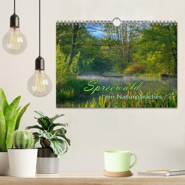 Produktbild: Spreewald - Ein Naturparadies (Wandkalender 2026 DIN A4 quer), CALVENDO Monatskalender