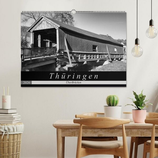 Produktbild: Th&uuml;ringen - &Uuml;berBr&uuml;cken (Wandkalender 2026 DIN A2 quer), CALVENDO Monatskalender