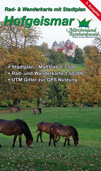 Produktbild: Hofgeismar Rad- und Wanderkarte mit Stadtplan