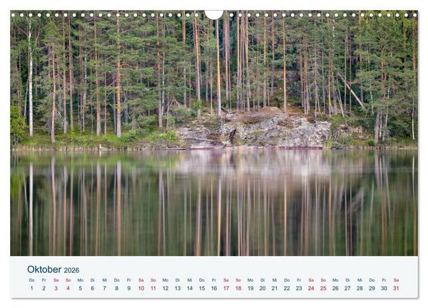 Produktbild: Finnland, Rund um Mikkeli (Wandkalender 2026 DIN A3 quer), CALVENDO Monatskalender