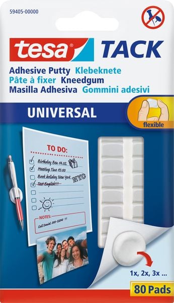 Produktbild: Klebeknete tesa Tack, 80 St&uuml;ck