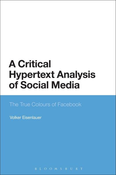 Produktbild: A Critical Hypertext Analysis of Social Media