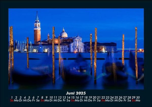 Produktbild: Venedig 2025 Fotokalender DIN A5