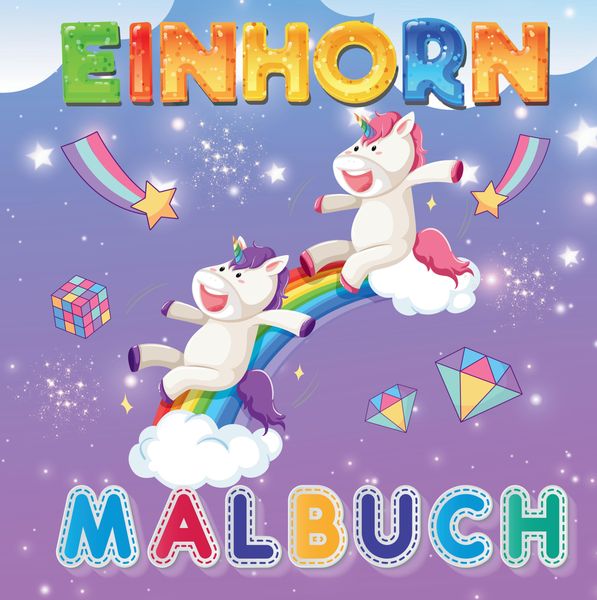 Produktbild: Mein zauberhaftes Einhorn Malbuch: 50 magische Malvorlagen. Einhorn-Tr&auml;ume werden wahr!