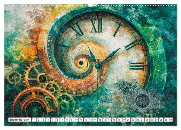 Produktbild: Zeitlandschaften (Wandkalender 2027 DIN A2 quer), CALVENDO Monatskalender