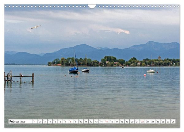 Produktbild: Chiemsee - Sommerferien am bayrischen Meer (Wandkalender 2026 DIN A3 quer), CALVENDO Monatskalender