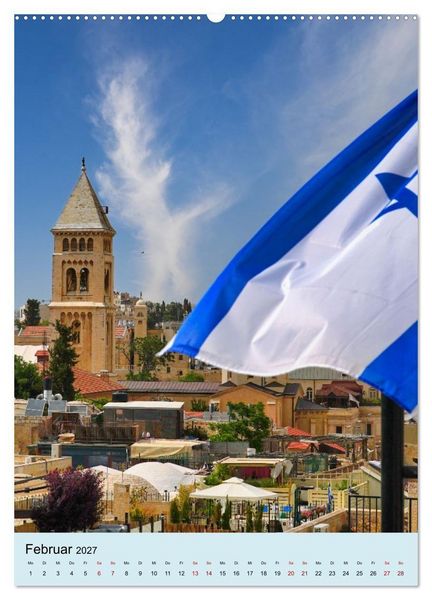 Produktbild: Evangelische Erl&ouml;serkirche Jerusalem (hochwertiger Premium Wandkalender 2027 DIN A2 hoch), Kunstdruck in Hochglanz