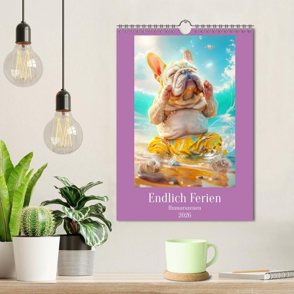 Produktbild: Endlich Ferien - Humorszenen (Wandkalender 2026 DIN A4 hoch), CALVENDO Monatskalender
