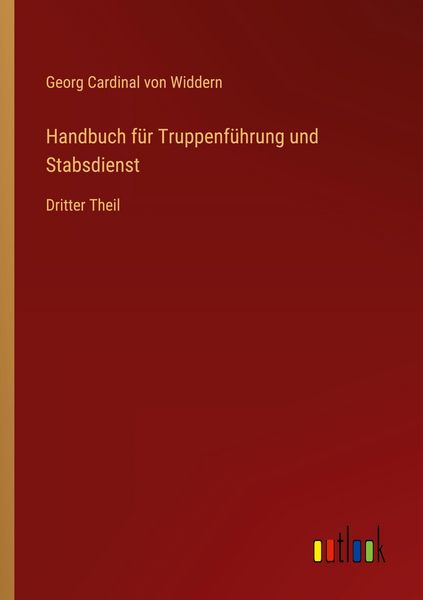 Produktbild: Handbuch f&uuml;r Truppenf&uuml;hrung und Stabsdienst