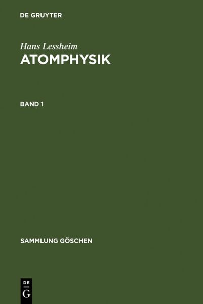 Produktbild: Atomphysik. Band 1
