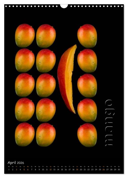 Produktbild: foodART - Fr&uuml;chte und Gem&uuml;se (Wandkalender 2026 DIN A3 hoch), CALVENDO Monatskalender