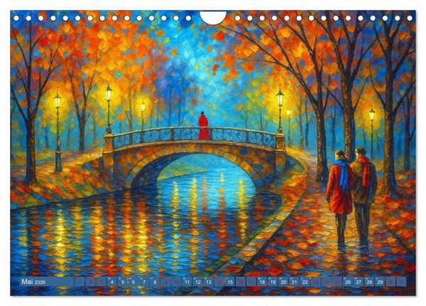 Produktbild: Spaziergang durch Farben und Licht (Wandkalender 2026 DIN A4 quer), CALVENDO Monatskalender