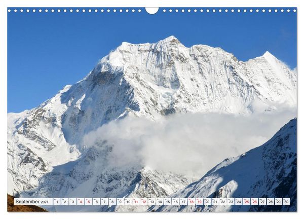 Produktbild: Der Manaslu Himal, gewaltige Bergriesen (Wandkalender 2027 DIN A3 quer), CALVENDO Monatskalender