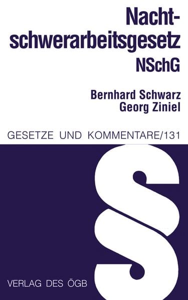 Produktbild: Nachtschwerarbeitsgesetz