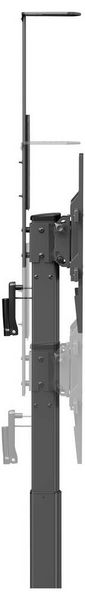 Produktbild: SpeaKa Professional SP-TVC-1300 TV-Rollwagen 94,0cm (37\") - 190,5cm (75\") Bodenst&auml;nder, Querformat, Hochformat, Drehbar, Neigbar