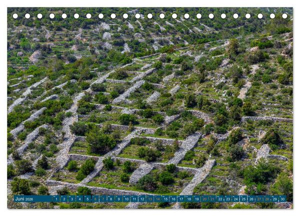 Produktbild: Insel Hvar - Der sonnigste Platz der Adria (Tischkalender 2026 DIN A5 quer), CALVENDO Monatskalender