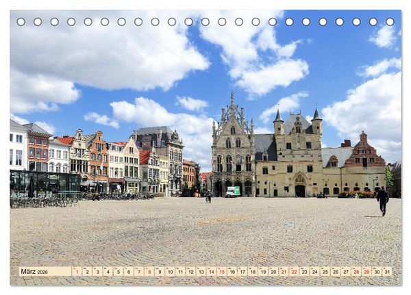 Produktbild: Das belgische Mecheln (Tischkalender 2026 DIN A5 quer), CALVENDO Monatskalender