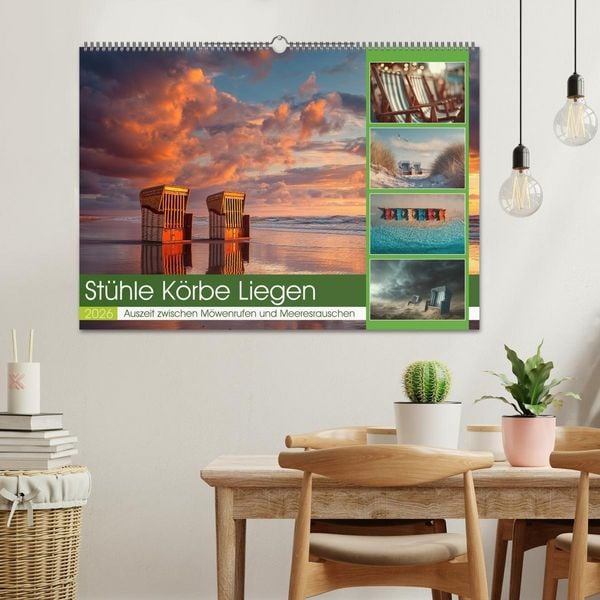 Produktbild: St&uuml;hle K&ouml;rbe Liegen (Wandkalender 2026 DIN A2 quer), CALVENDO Monatskalender