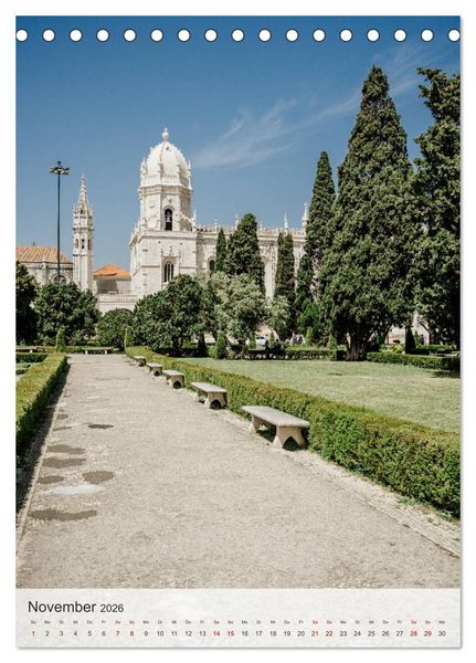 Produktbild: Lissabon Perspektiven (Tischkalender 2026 DIN A5 hoch), CALVENDO Monatskalender
