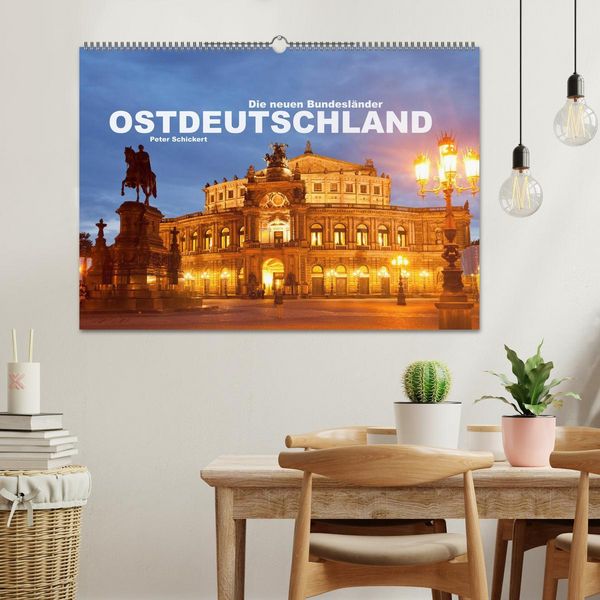 Produktbild: Ostdeutschand - die neuen Bundesl&auml;nder (Wandkalender 2026 DIN A2 quer), CALVENDO Monatskalender