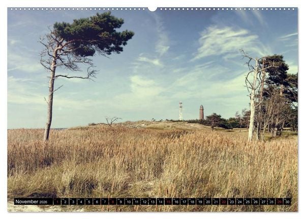 Produktbild: Fischland Dar&szlig; Zingst &ndash; Die Halbinsel an der Ostsee (hochwertiger Premium Wandkalender 2026 DIN A2 quer), Kunstdruck in Hochglanz