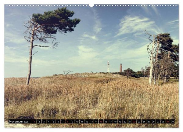 Produktbild: Fischland Dar&szlig; Zingst &ndash; Die Halbinsel an der Ostsee (Wandkalender 2026 DIN A2 quer), CALVENDO Monatskalender